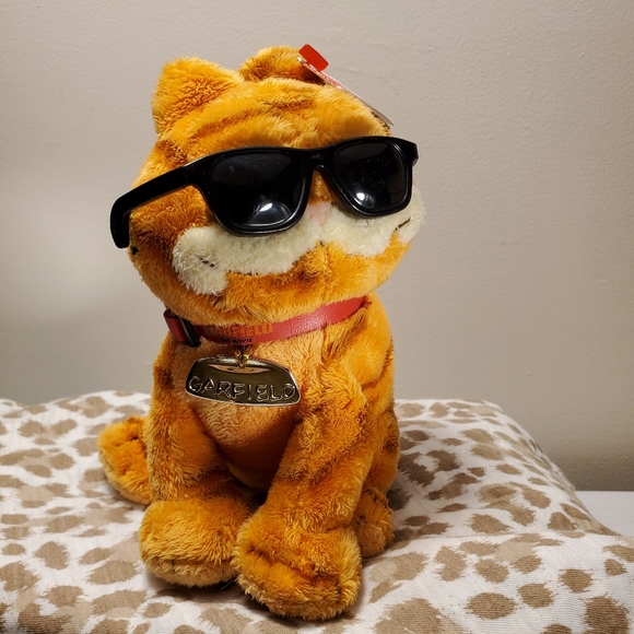 Garfield Movie TY Beanie Baby Cool Cat - Picture 4 of 12